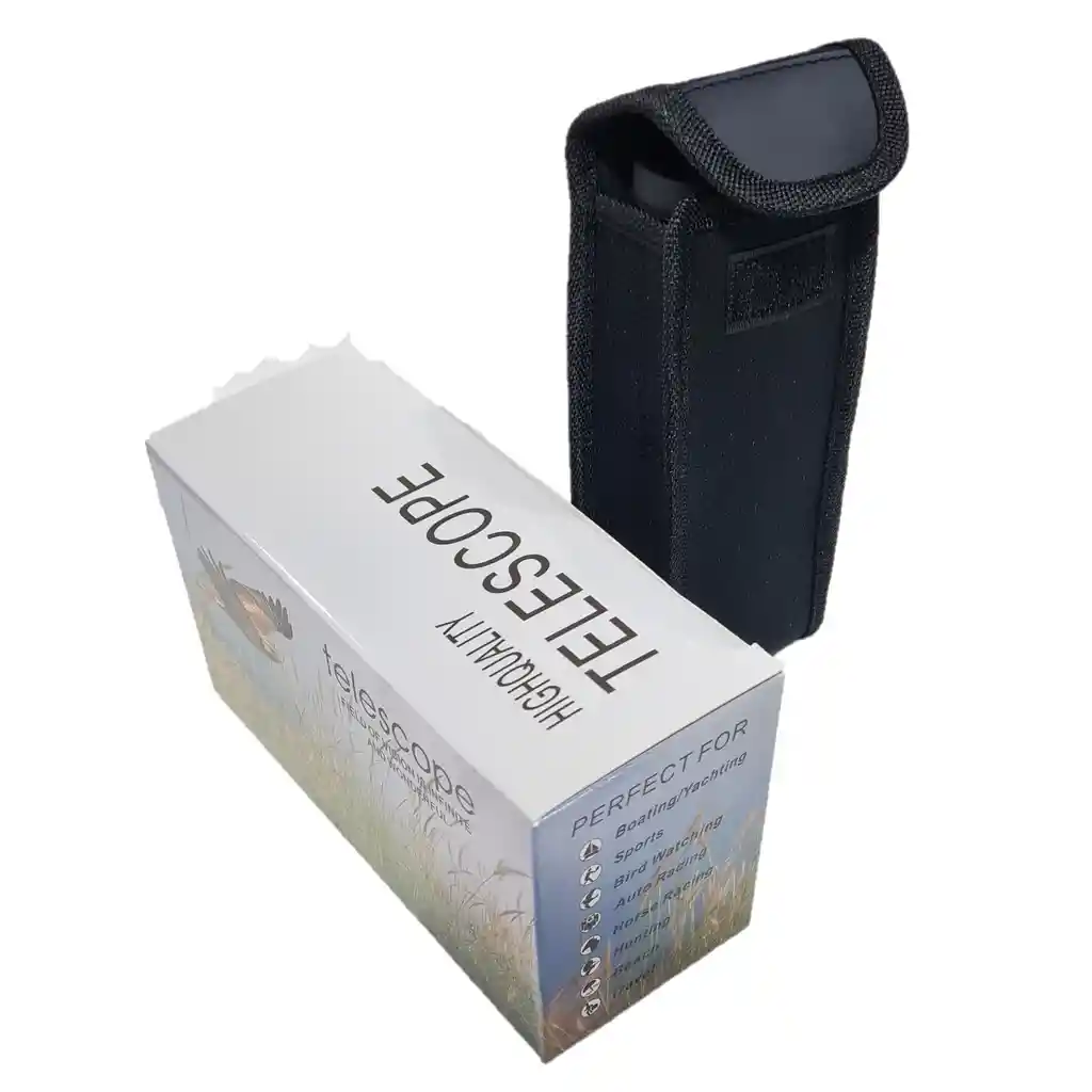 Monocular Beeman Negro 7-18×30 150grs 13x4cms Kl1040 +funda