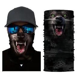 Bandana Animal Perro Salvaje Imprinted Bandit