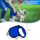 Correa Diseño Retractil Traccion Perros Gatos Pequeños 3 Mts (celeste)