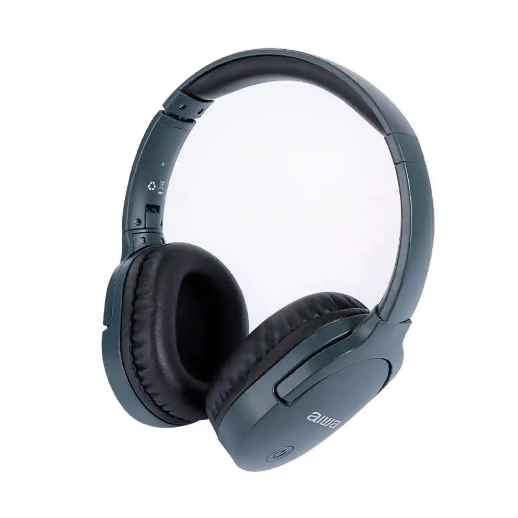 Audífonos Aiwa Aw-k11g On-ear Plegables Bluetooth Micrófono Aux