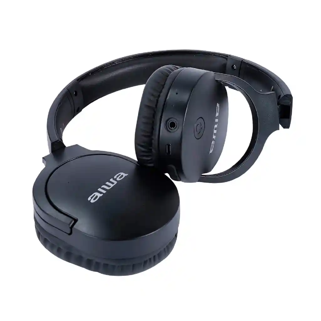 Audífonos Aiwa Aw-k11b On-ear Plegables Bluetooth Micrófono Aux