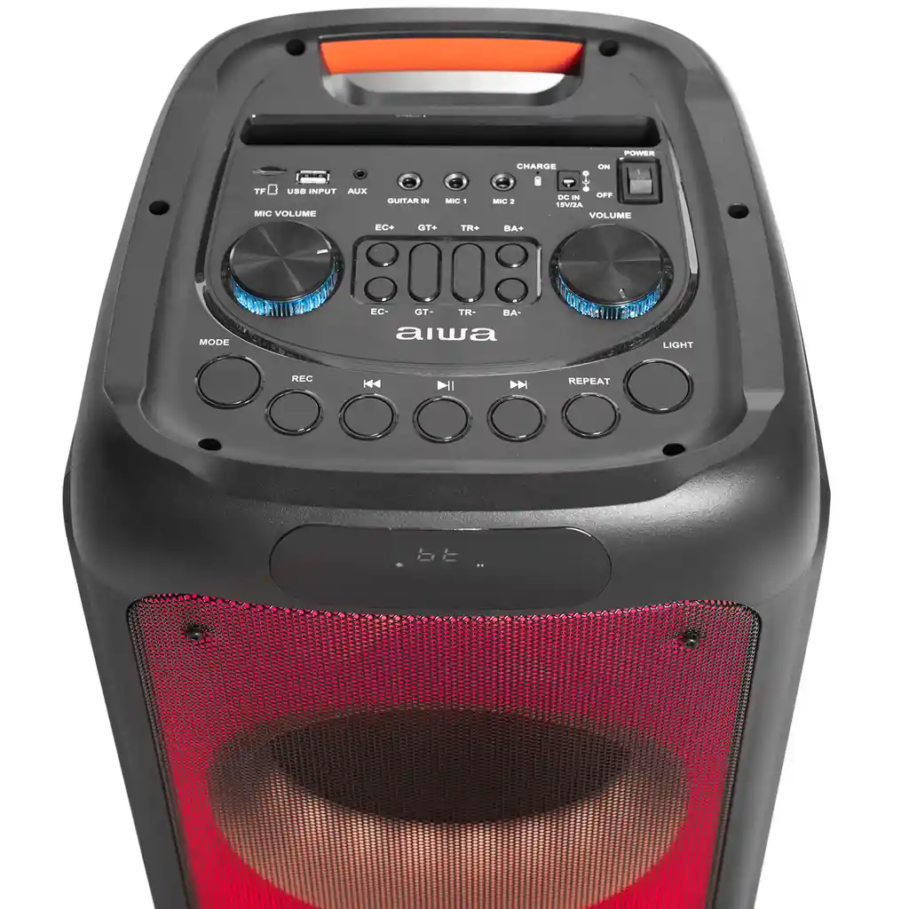 Parlante Aiwa Aw-poh1d Portátil Karaoke Bluetooth Tws Led