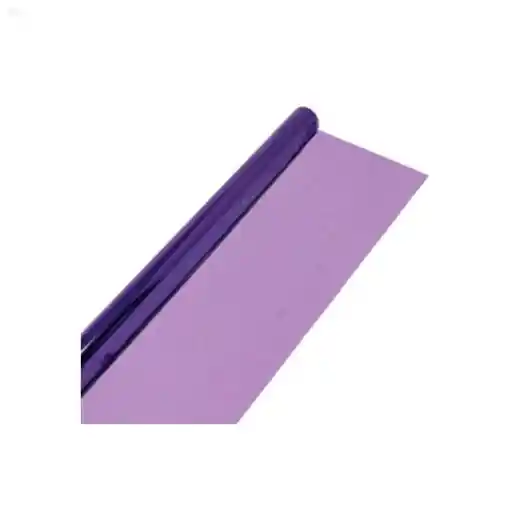 Pack 10 Pliegos Papel Celofan 80x100cm 30gm Violeta