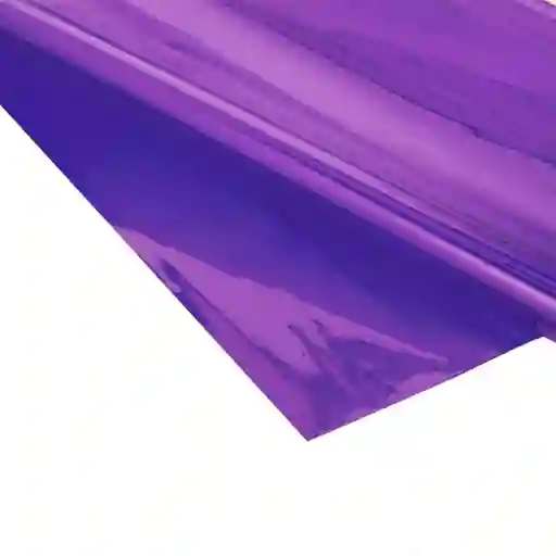 Pack 10 Pliegos Papel Celofan 80x100cm 30gm Violeta