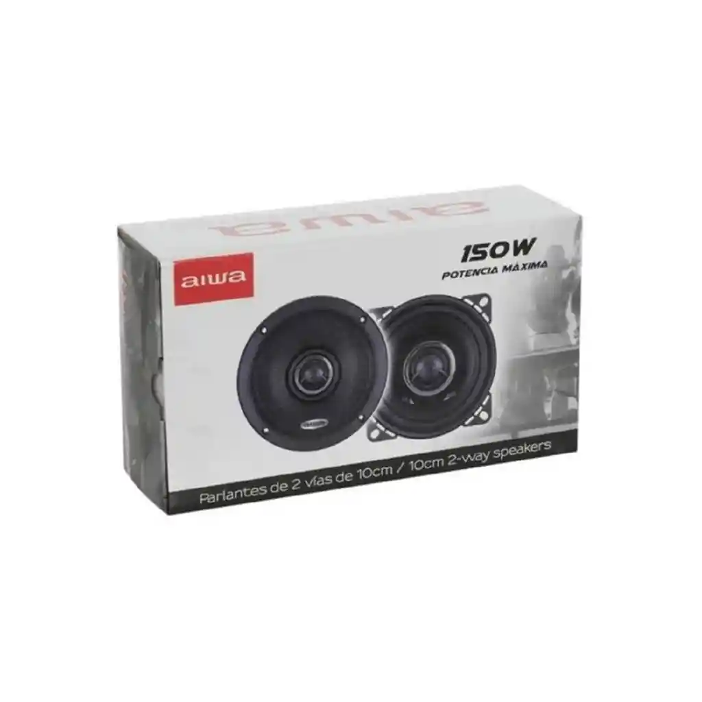 Parlantes Para Auto Aiwa Aws-1065p 10cm 2 Vías 150 Watts