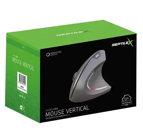 Mouse Ergonómico Vertical Bluetooth Reptilex Rx0053