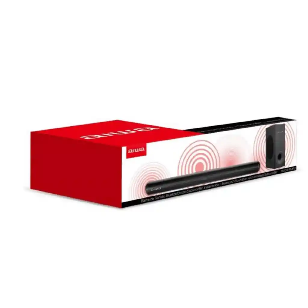 Home Theaters Aiwa Aw-sbh21 Soundbar Subwoofer Bluetooth