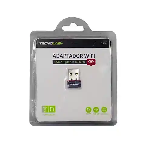 Adaptador Tecnolab Wifi Usb 2.0 2.4ghz 300 Mbps Tl118