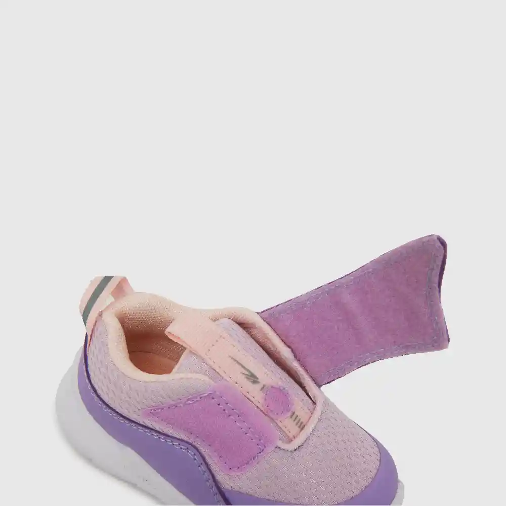 Zapatillas Deportiva Velcro Caña Baja Niña Morado 23