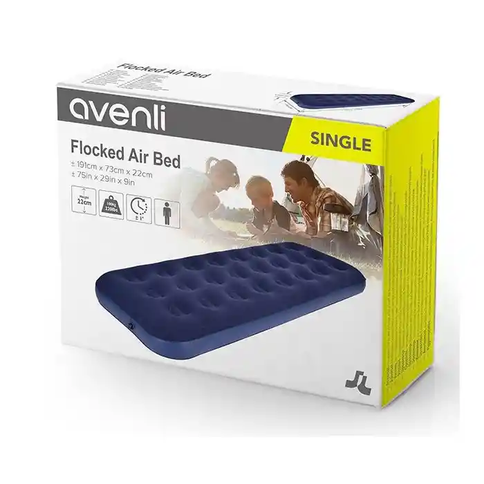 Colchon Inflable Avenli Single 191x73x22cms 1350grs