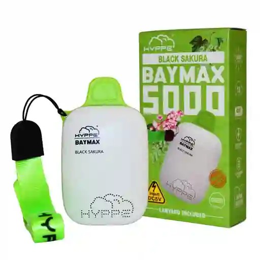 Vaporizador Desechable Hyppe Baymax 5000 Puff - Black Sakura 5%