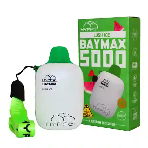 Vaporizador Desechable Hyppe Baymax 5000 Puff - Lush Ice 0%