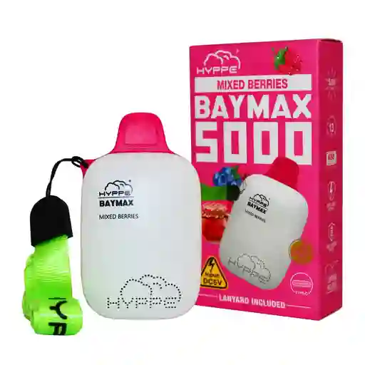 Vaporizador Desechable Hyppe Baymax 5000 Puff - Mixed Berries 0%