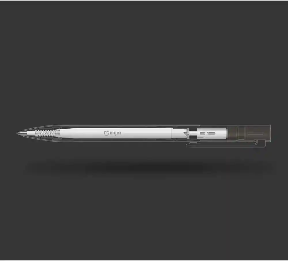 Xiaomi Bolígrafo 05mm Metal Rotating Sign Pen Oro