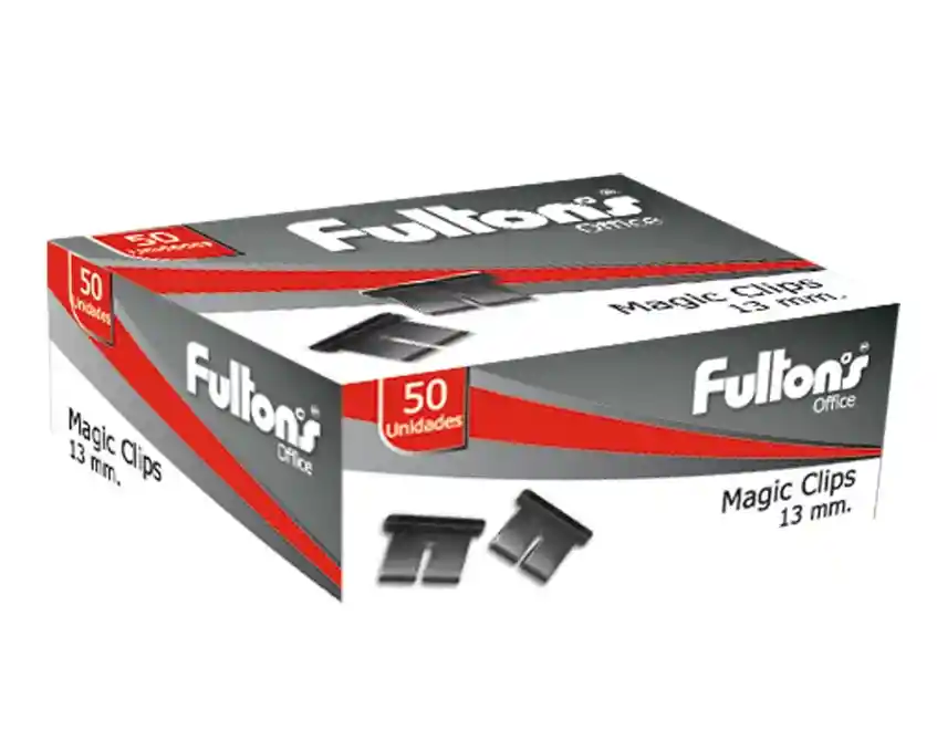 Fultons Repuesto Para Magic Clip 13 Mm Metã¡lico Cromado