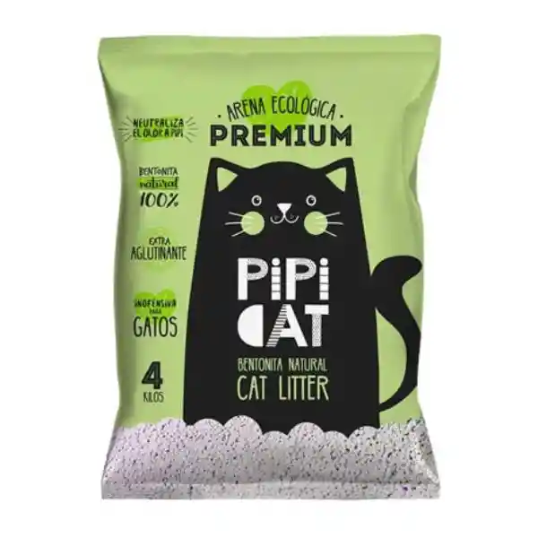 Pipicat Arena Sanitaria De Bentonita Natural Aroma Lavanda 4kg