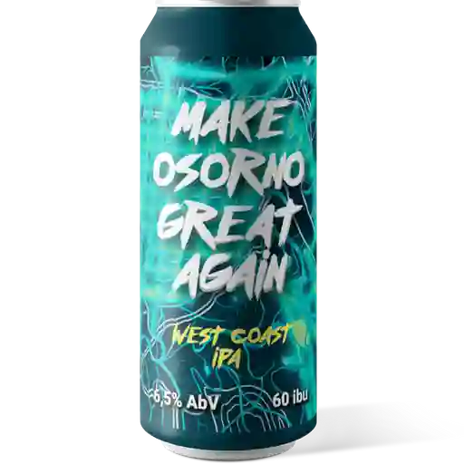 Cerveza Greed Make Osorno Great Again 6.5° G.l. 473cc