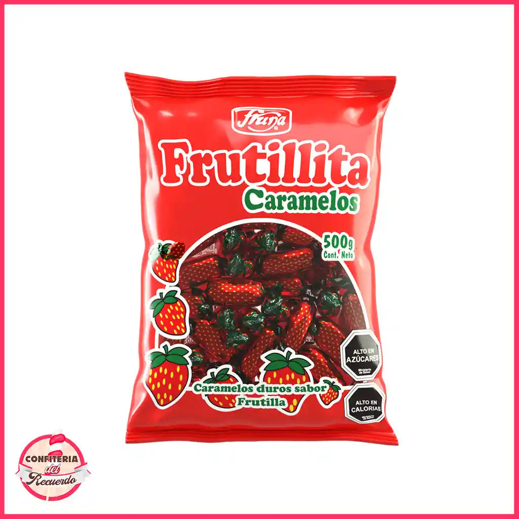 Frutillas Caramelos Duros.