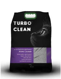 Arena Sanitaria Gatos Turbo Clean Lavanda 4 Kg