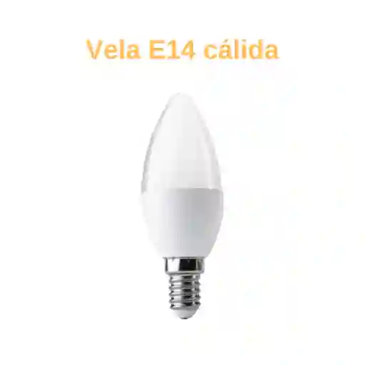 Ampolleta Led Tipo Vela E14 - 5w Luz Cálida