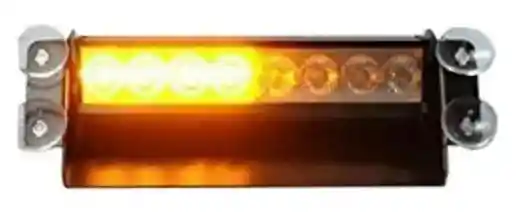 Baliza Led 8leds Ambar Interior Con Ventosa 12v 8w