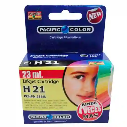 Tinta Pacific Color Hp 21 Bk