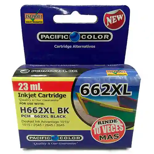 Tinta Pacific Color Hp 662 Bk