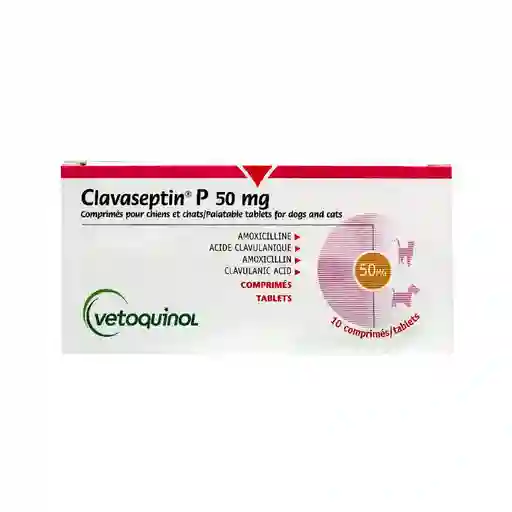 Clavaseptin 50 Mg X 10 Comp