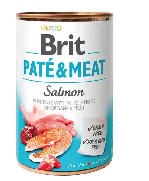 Brit Pate & Meat Salmon 400gr