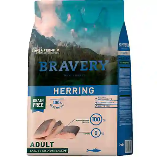 Bravery Herring Para Perro Adulto Mediano Grande 12 Kg