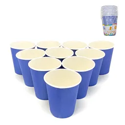 Vaso Polipapel Azul 10 Unidades