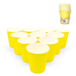 Vaso Polipapel Amarillo 10 Unidades