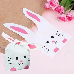Bolsa Oreja Conejo Rosado 10 Unidades
