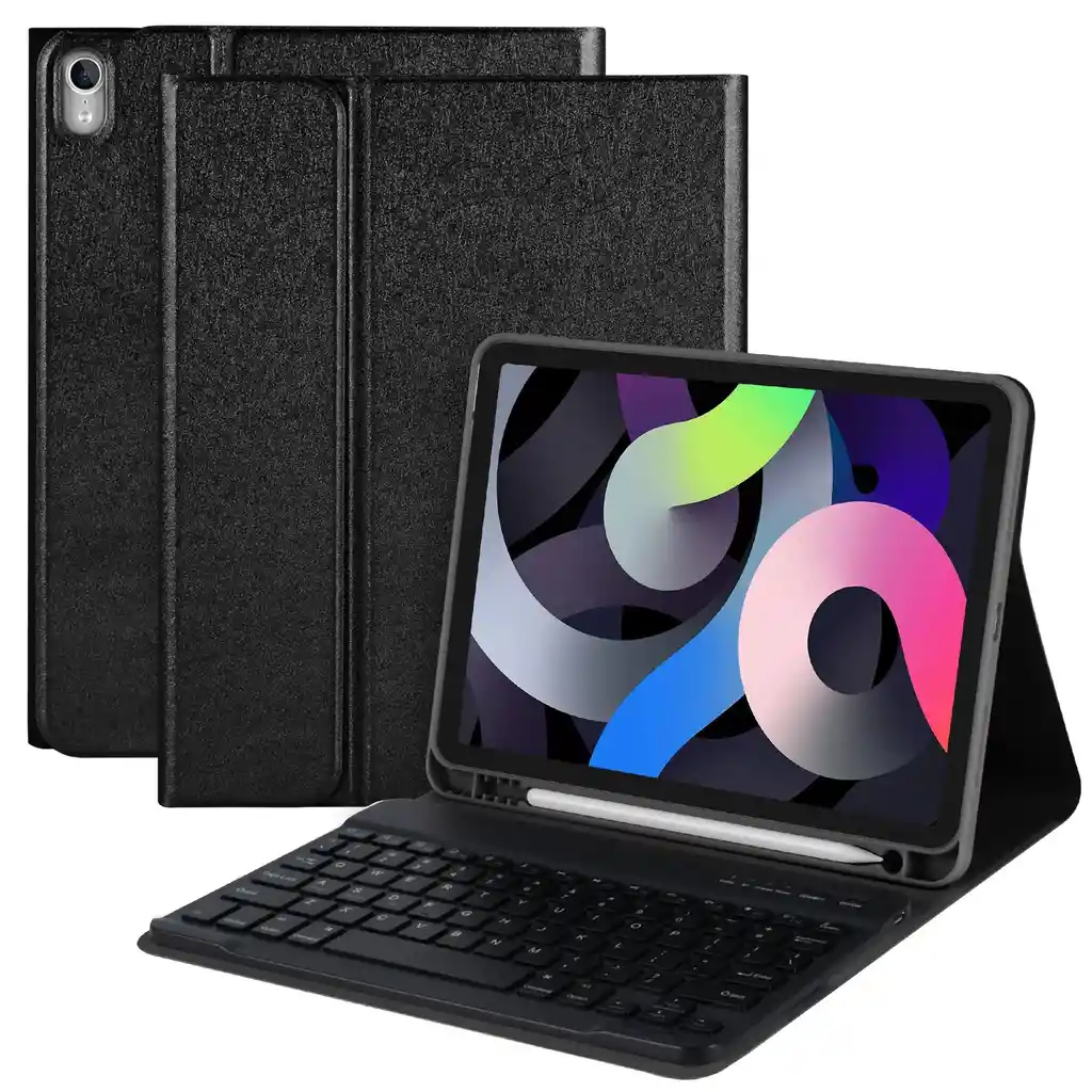 Funda Con Ranura De Lapiz Y Teclado Para Ipad De 11 Pulgadas