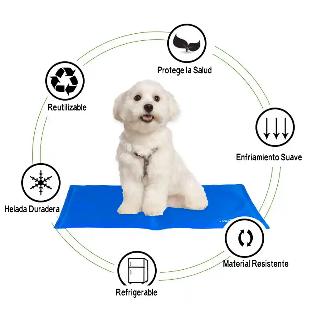 Manta Refrescante Refrigerante Para Mascotas 40 X 50