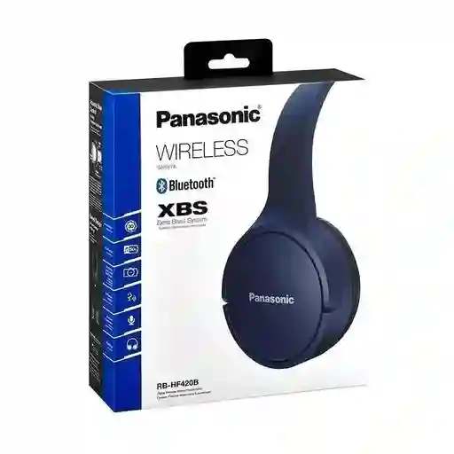 Audifonos Inalambricos Bluetooth Panasonic Azul