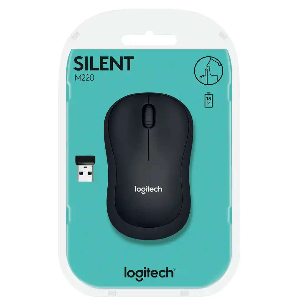 Mouse Logitech M220 Silent Inalambrico
