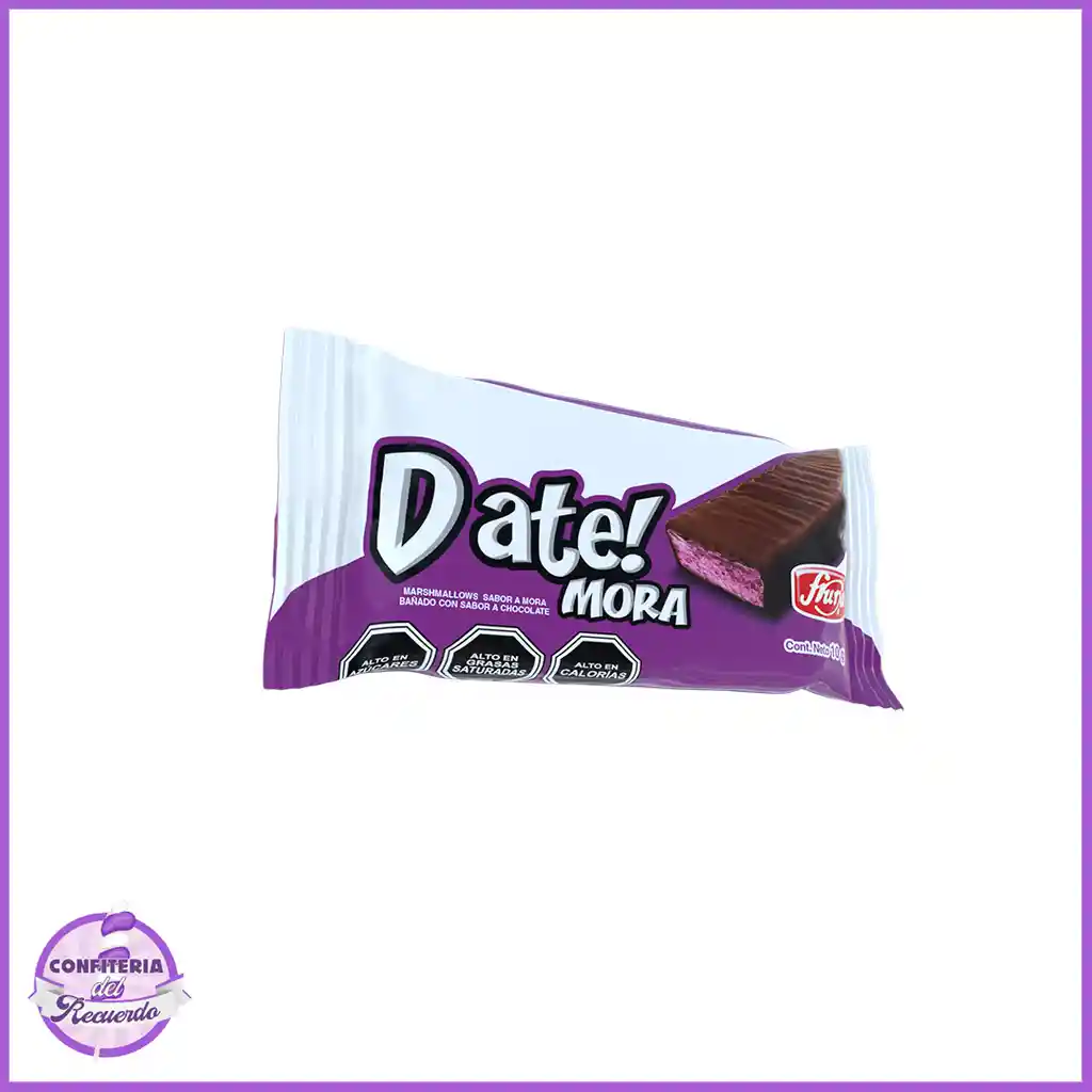 Date Mora Bañado En Chocolate