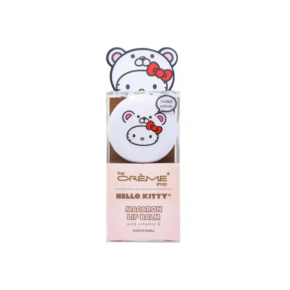 The Creme Shop Bálsamo Labial Hello Kitty Macaron Lip Balm - White Chocolate