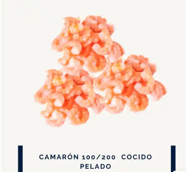 Camarón 100/200 Cocido Pelado 1kg