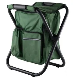 Piso Con Bolso Plegable Mochila Icepack Verde