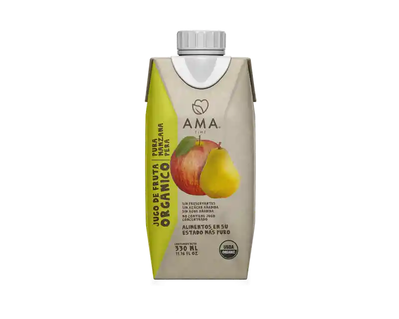 Jugo Manzana Pera Orgánico 330cc