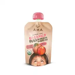 Puré Manzana Durazno Orgánico 90grs