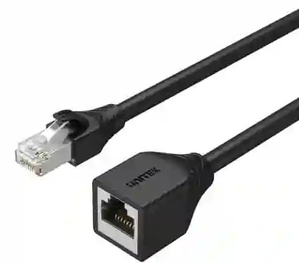 Unitek Cable Extensión Rj45 Cat6 Macho-hembra 3 Mts. C1896bk-3m