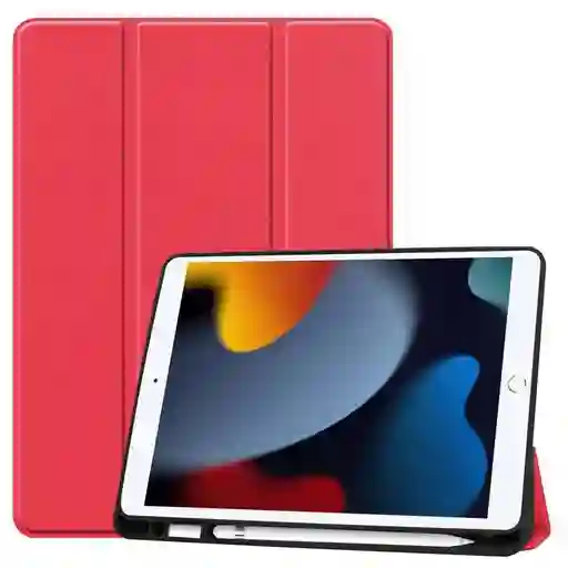 Fundas Para Tablet Ipad 9.7 Con Espacio Para Lápiz Pen Color Rojo