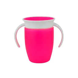 Taza Antiderrame Vaso Mágica 360 Antiderrame Para Bebe Niños (fucsia)