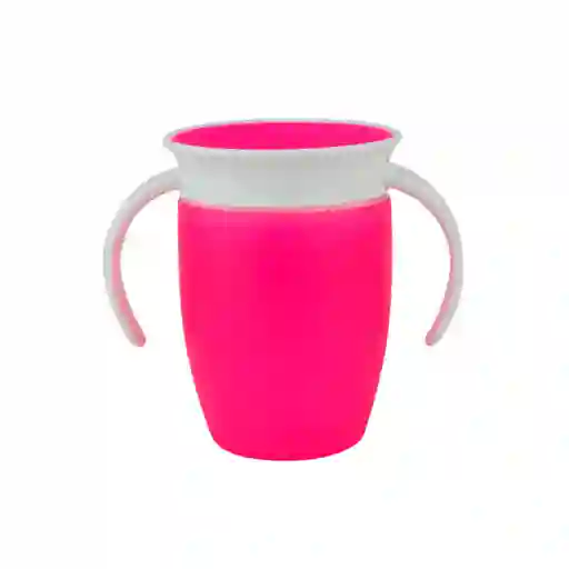 Taza Antiderrame Vaso Mágica 360 Antiderrame Para Bebe Niños (fucsia)