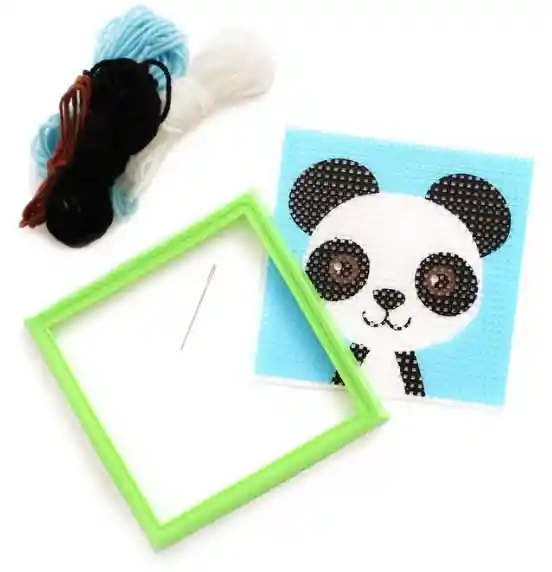 Sew Cute! Kit Manualidades Bordado Panda