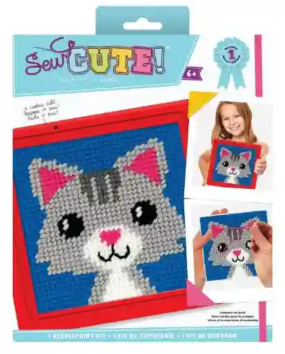 Sew Cute! Kit Manualidades Bordado Gato