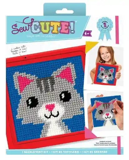 Sew Cute! Kit Manualidades Bordado Gato